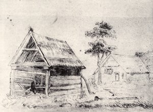 Granero y Casa de Campo de Vincent van Gogh